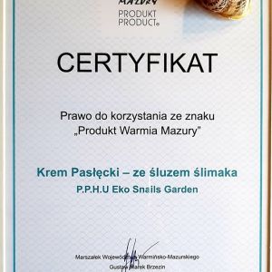 Krem Pasłęcki Produkt Warmia Mazury
